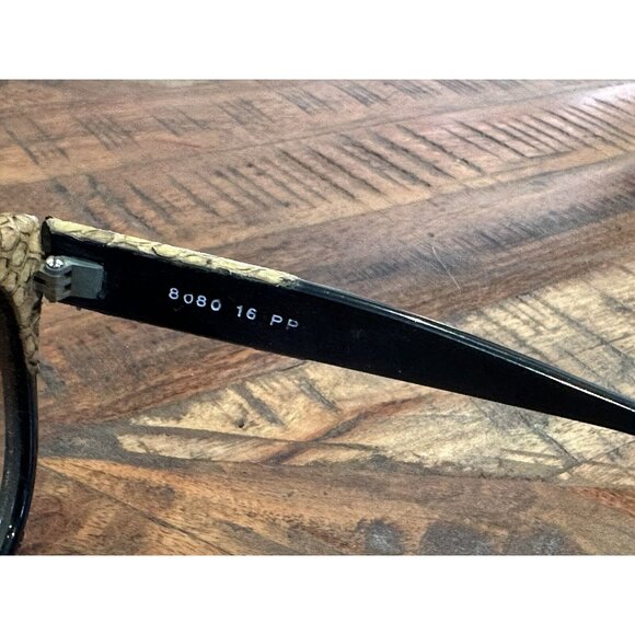 Emmanuelle Khanh B Robinson Vintage 80’s  Sunglasses Snakeskin 8080 main image 6